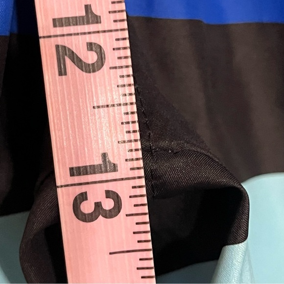 Men’s Speedo Board Shorts Striped Mesh Lined Summer Vacation Beach Size Large - Picture 5 of 11